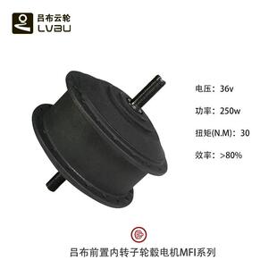 吕布云轮高速电机前置马达250w无刷永磁有齿自行车加装电动零配件
