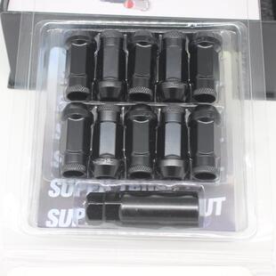 锻造SR48改装加长轮毂螺帽轮胎螺母17外六角钢制轻量化赛车螺丝