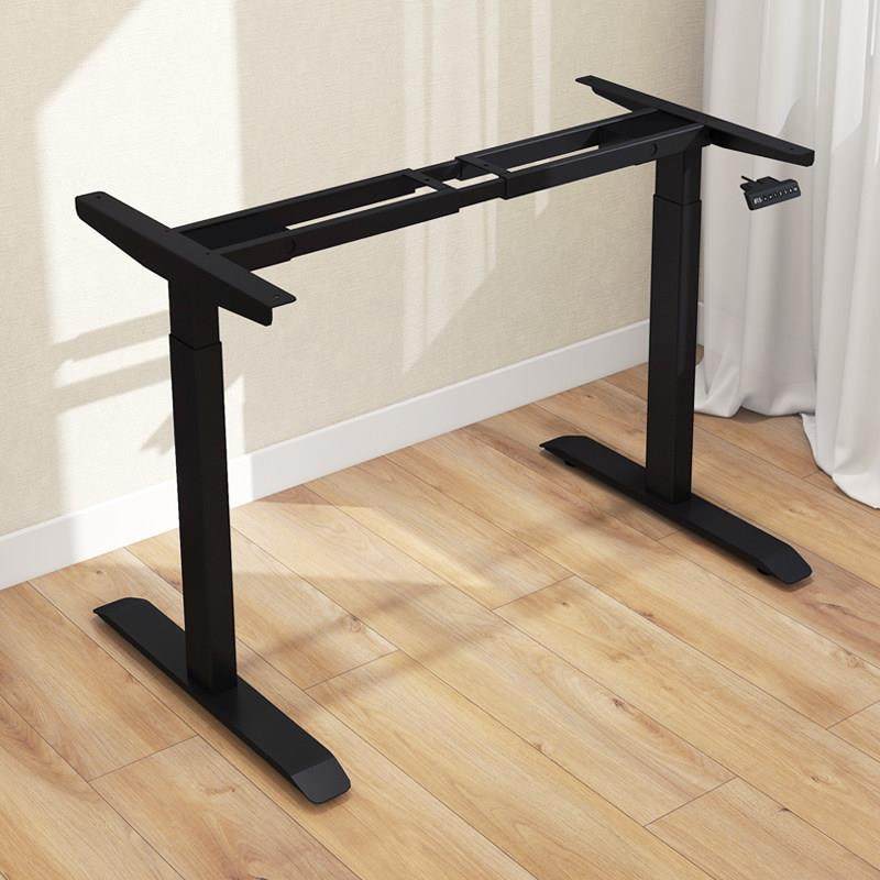 电动升降桌腿站立式电脑学习书桌双电机升降台可调高度办公桌架