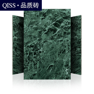 阿尔卑斯绿大理石瓷砖9现代防滑耐磨客厅地砖电视背景墙砖