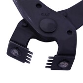 黑色无声菱斩钳齿面齿齿菱斩手工打器材料皮革打工具