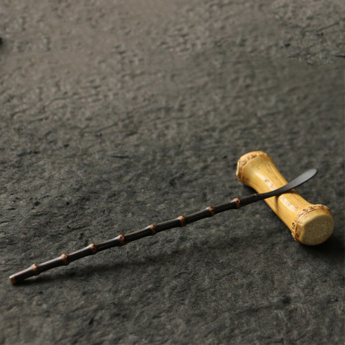 几十年老竹鞭根纯手工雕刻打磨文房雅器笔搁搁置茶道茶具竹器竹雕