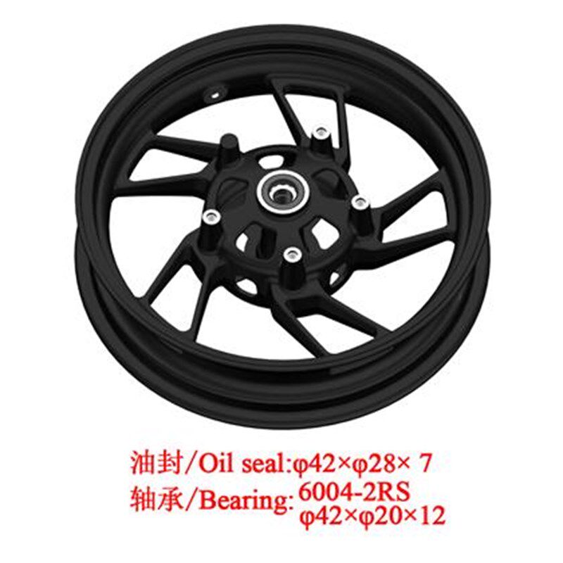 升仕-D原厂前轮胎前轮圈轮毂前刹车制动盘链速器B胎压感应器