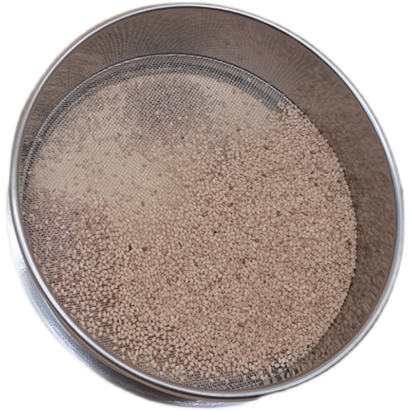 白芝麻筛子去沙子杂质洗芝麻圆形锈钢过网筛标准分样筛