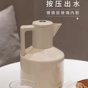 钻石保温壶马拉壶玻璃o内胆暖水瓶咖啡壶家用热水瓶商用礼品壶定