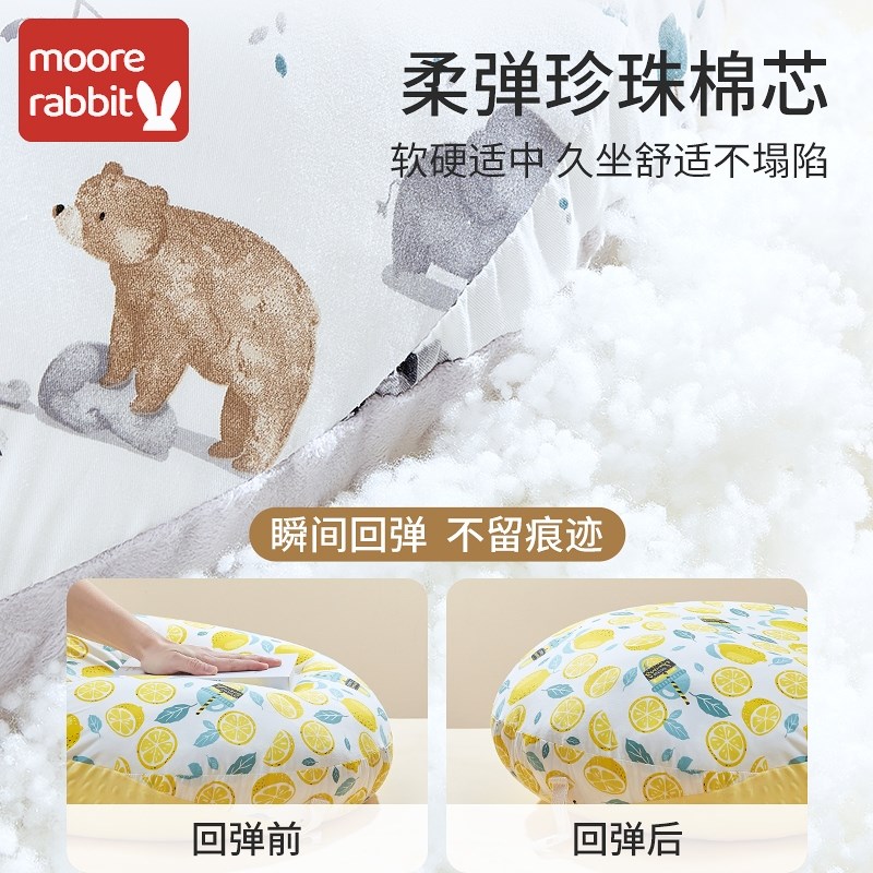 婴儿斜坡枕垫新生儿哺乳枕头宝宝躺喂奶神器防吐溢奶豆豆绒安抚冬