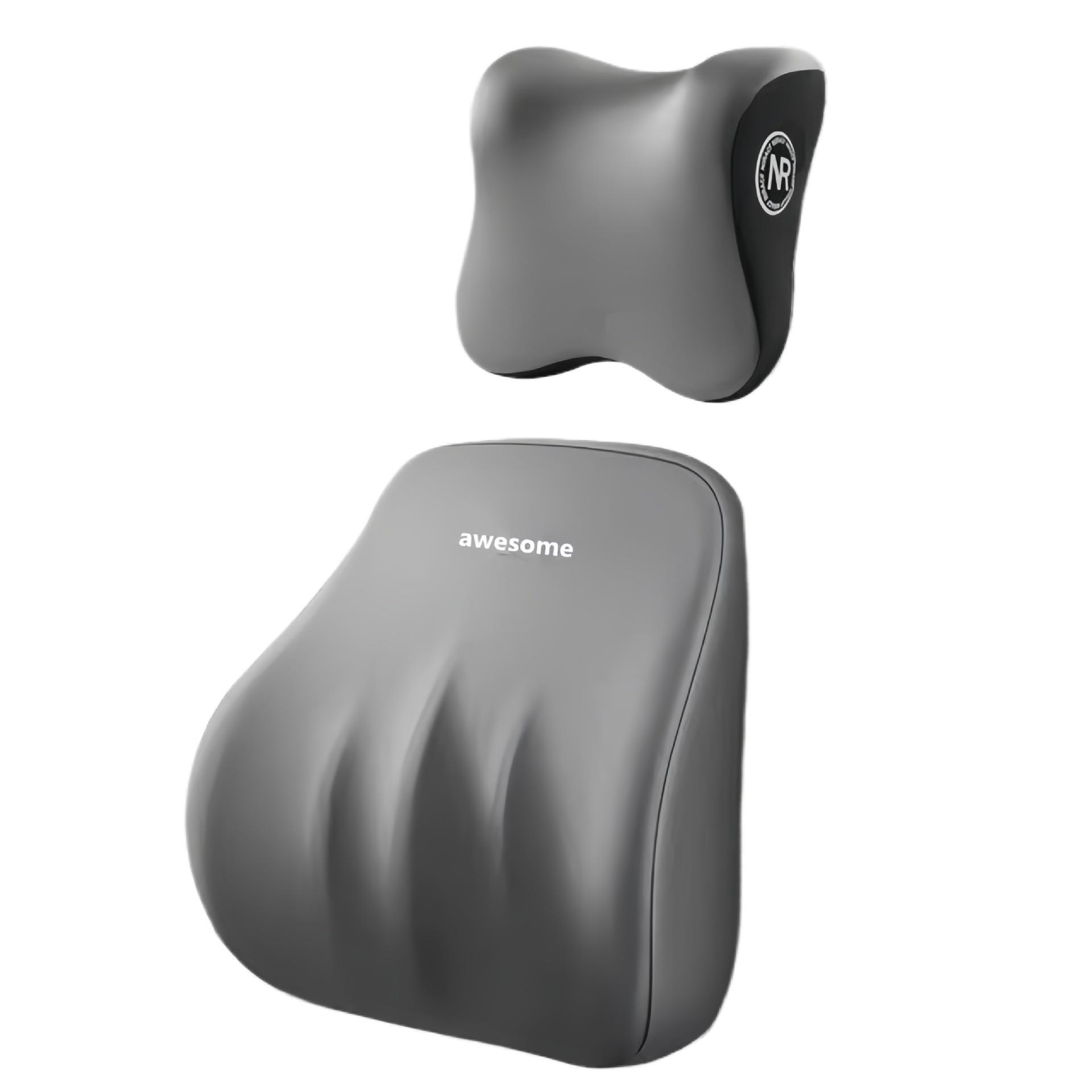 汽车头枕腰靠车载靠垫座椅靠背车用腰垫腰托护腰靠枕护颈枕记忆棉