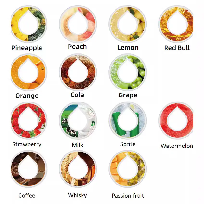 trit水杯口味水果调变玩味水杯香味杯香味杯香片水瓶风味豆荚环