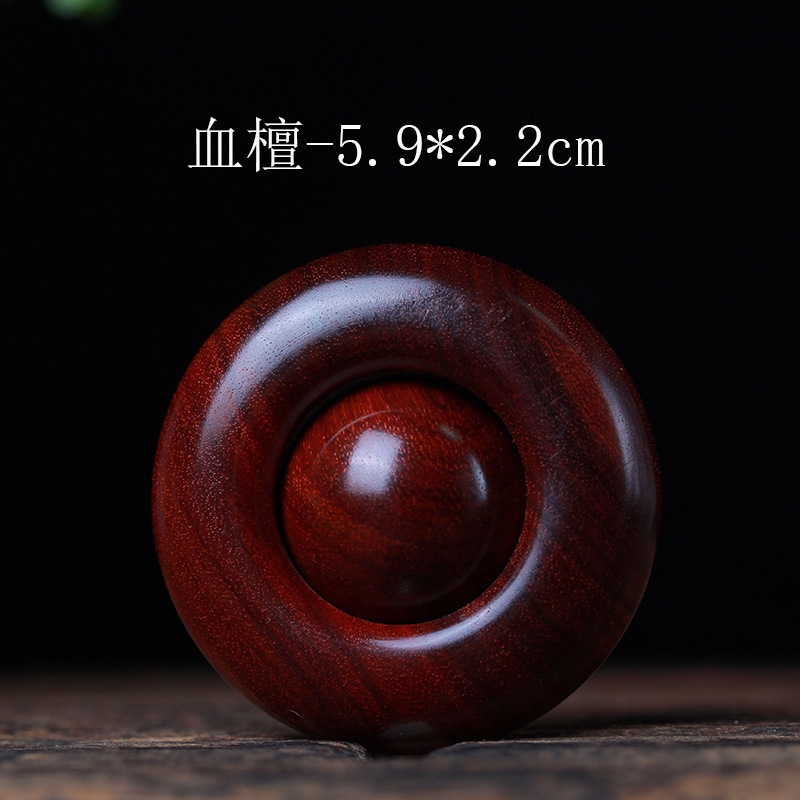 檀木转珠手球小叶紫檀手把件手把件木质动手球文玩工艺品