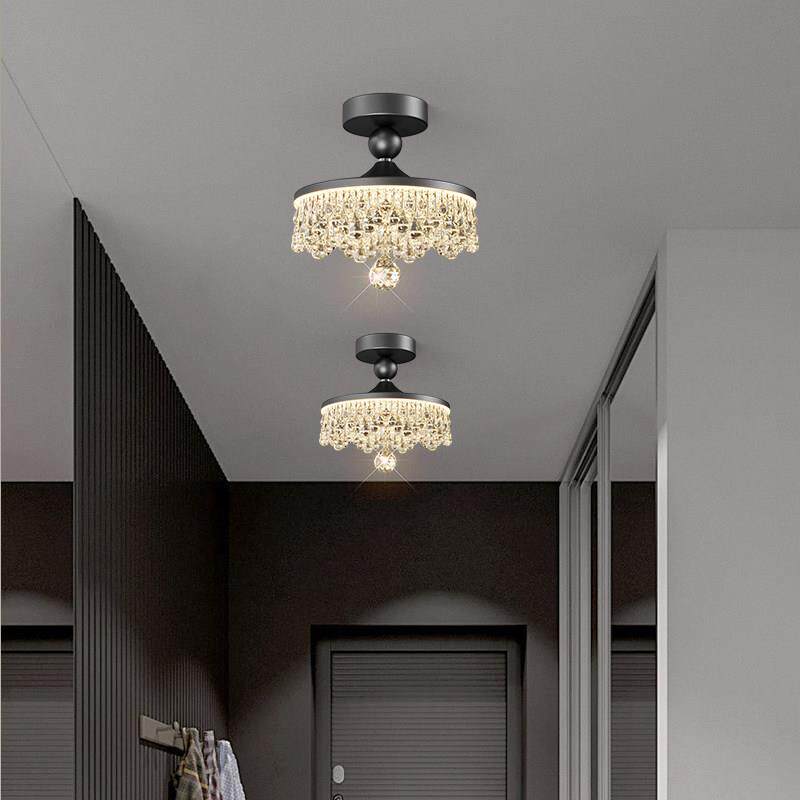 中古风玄关灯门厅灯入户灯单头吧台小吊灯床头灯卧室床头壁灯墙灯