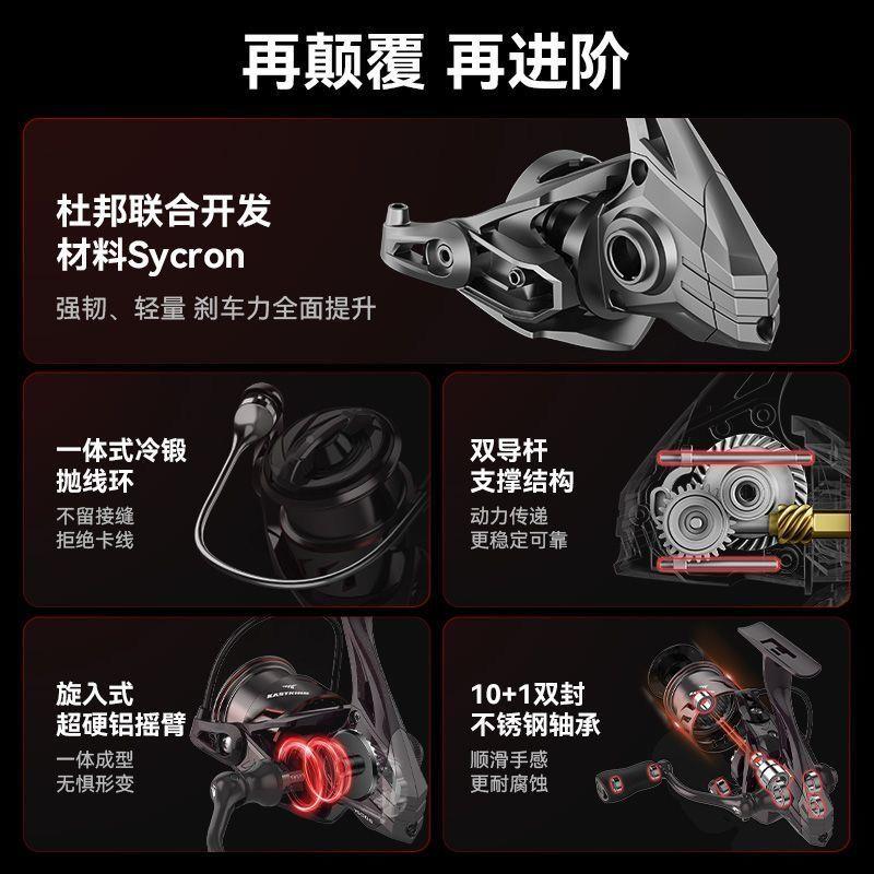 卡斯丁鸿隼ro018纺车轮微物斜口线杯超p渔轻路亚线线杯浅线轮杯渔