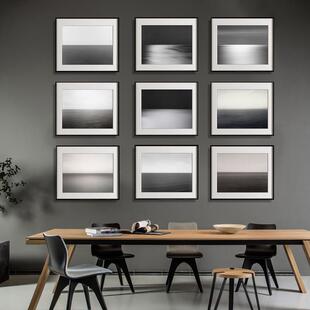 杉本博司海景黑白摄影照片装饰画 画客厅禅意现代卧室侘寂风格挂