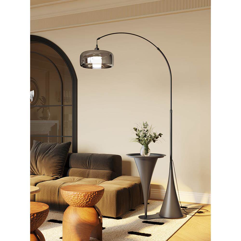 意式极简钓鱼落地灯轻奢客厅沙发旁边置物一体艺术设计师卧室台灯