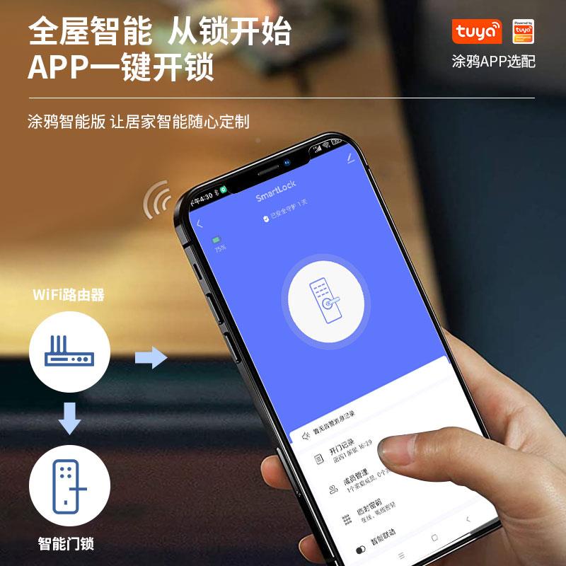 室室内间木门指锁家房用办公室纹酒店公寓民宿卧密码刷卡智能门锁
