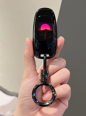 适用奥迪a6l钥匙套a7l车q7高级a3l新款a8专用q4etron壳a4l包q5l扣