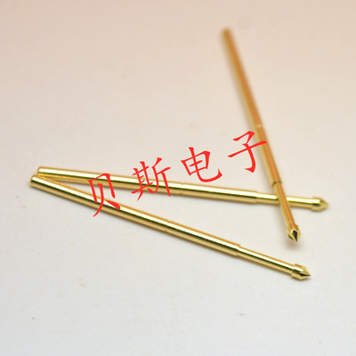 镀金头测试针PA100-LM2(钻石头)探针 1.36mm测试针 顶针 弹簧针