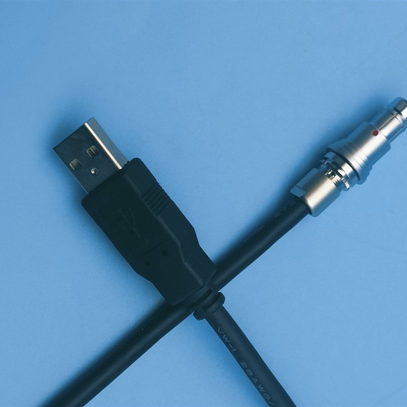 102F  航空插头TLA.102F.305.CLAD52针转USB下载数据电源线连接器