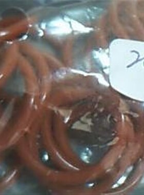 24x2.5 24*2.5 耐高温红色硅胶O型密封圈外径24内径19线径2.5毫米