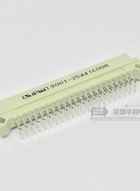 欧式插座DIN244 2*22p 9001-35441COOA 弯公 2.54间距 厂家直销