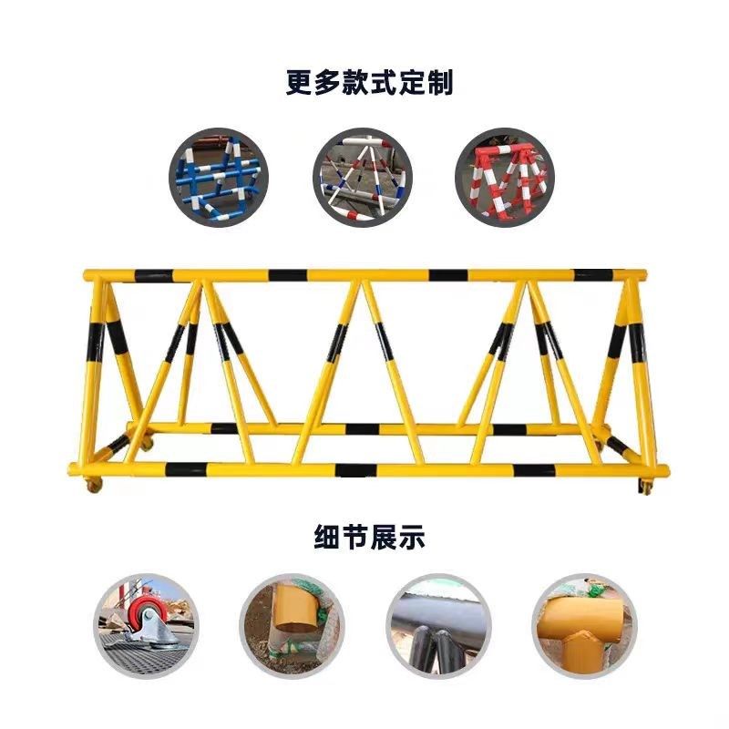 拒马路障移动防撞护栏学校单位幼儿园防暴防冲撞安全钢管护栏围栏