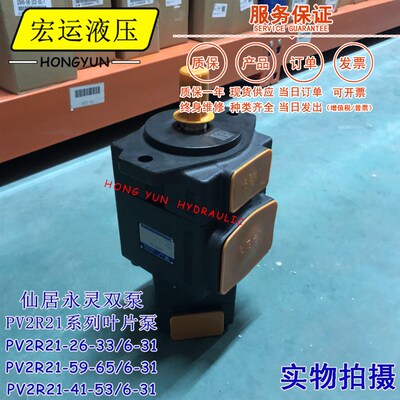 仙居永灵YLC双联叶片油泵PV2R21-26-33/6-31液压打包机液压系统
