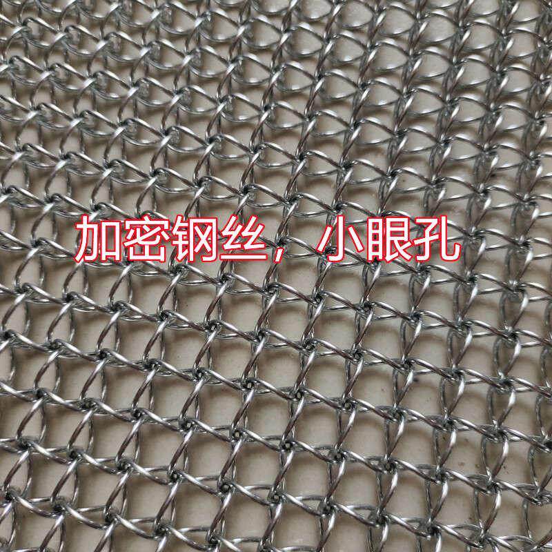 加密加粗钢丝地垫不锈钢丝网铁丝地毯家用进门脚垫楼道除尘刮泥垫