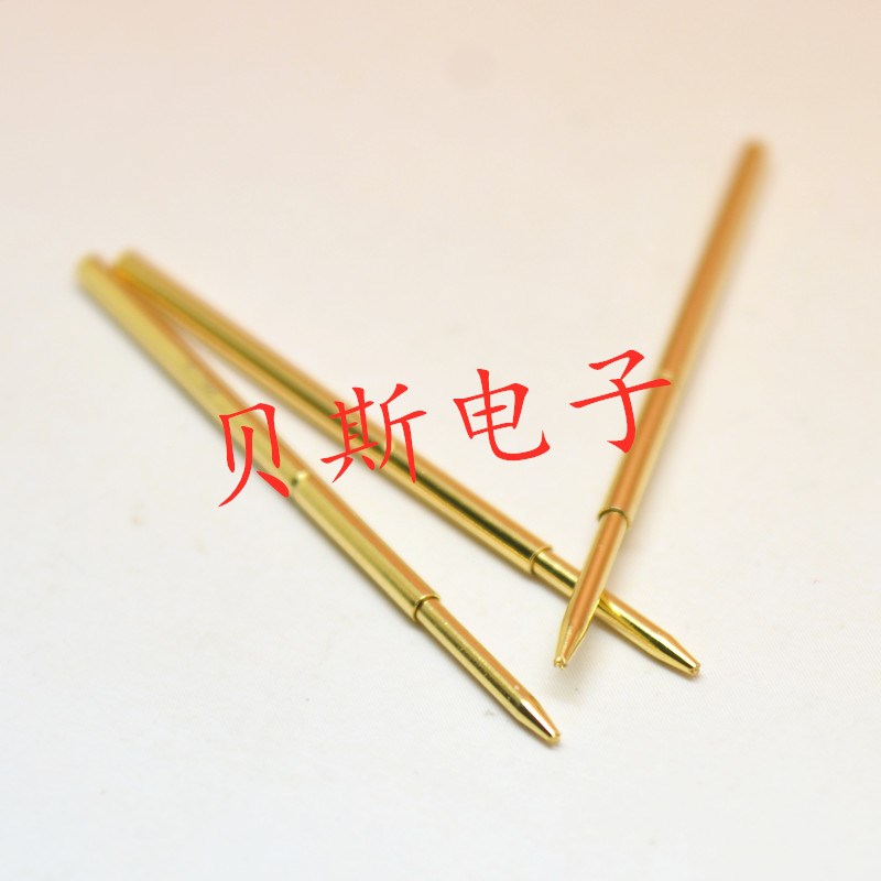镀金头测试针PA100-F1(小爪头型)1.36mm探针 弹簧针 顶针