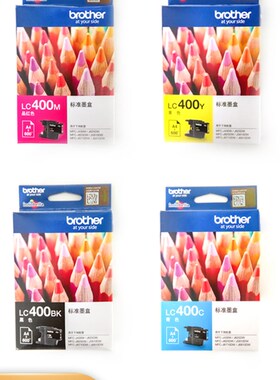 原装兄弟LC400墨盒 MFC-J430W J825DW J625DW J6710 6910黑彩墨盒