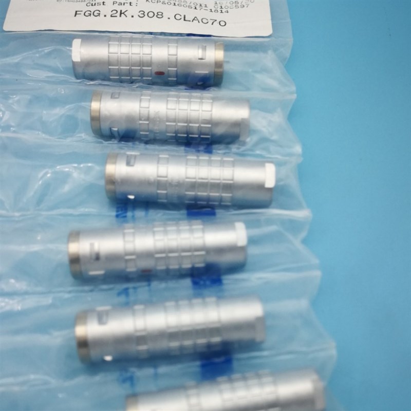 LEMO插头FGG EGG.2K.302 304 308CLAC70雷莫K系列IP68防水连接器