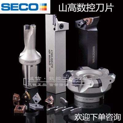 SECO山高菱形数控车削刀片CNMG120404/08/12-MF5 TP2500车床刀粒