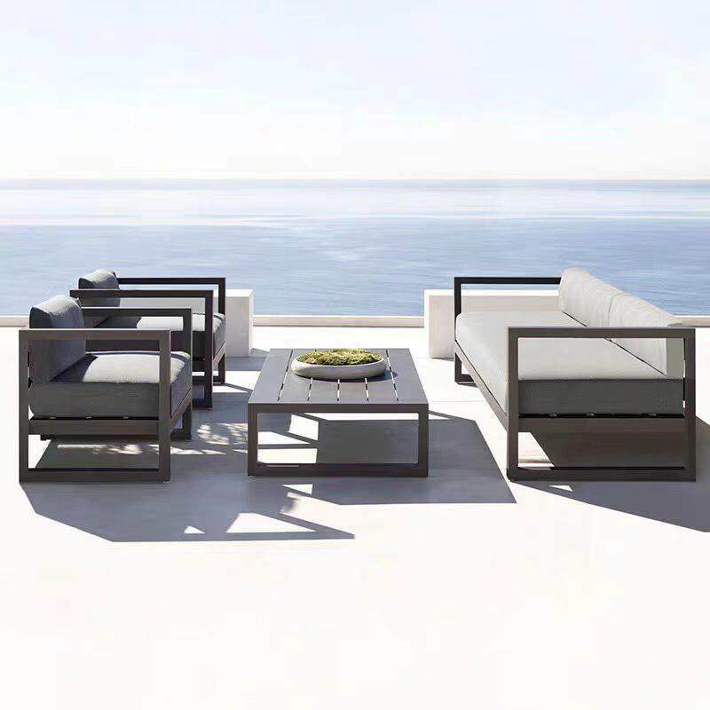 户外休闲沙发酒店售楼部别墅花园庭院室外防水防晒不锈钢沙发茶几,住宅家具,户外沙发,淘宝优惠券,粉丝福利购,淘宝优惠卷