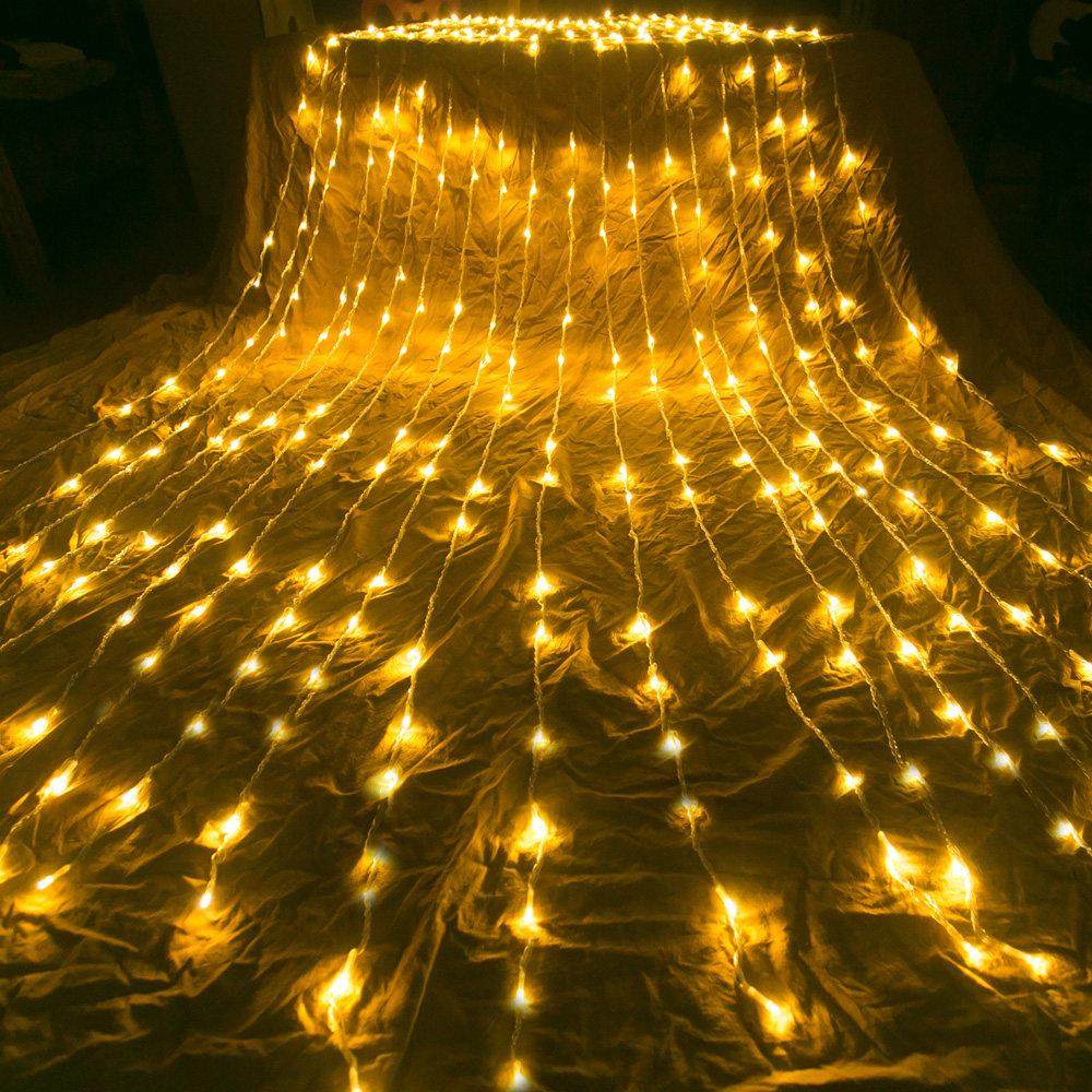 户外防水网红瀑布灯流水灯窗帘灯串婚庆新年圣诞装饰灯彩灯星星灯,节庆用品/礼品,装饰灯,淘宝优惠券,粉丝福利购,淘宝优惠卷