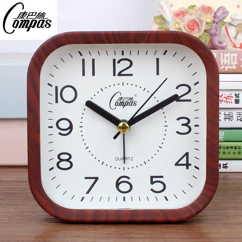 康巴丝静音闹钟床头简约小座钟老人学生用大体字座钟卧室用小钟表,家居饰品,台钟/闹钟,淘宝优惠券,粉丝福利购,淘宝优惠卷