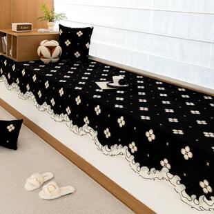 小清新2025新款飘窗垫固定防滑四季通用飘窗沙发可机洗秋冬窗台垫