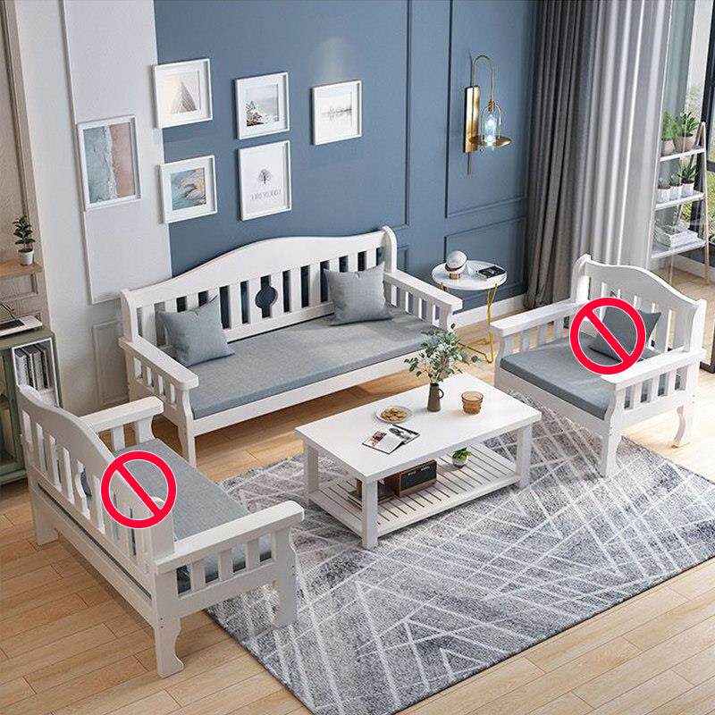 新中式沙发全实木组合出租房客厅小户型简约现代冬夏两用简易沙发