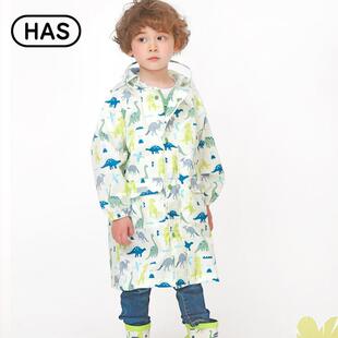 韩H子A宝S幼儿园男女国学生时尚 雨衣长款 薄款 可防晒小橙同款