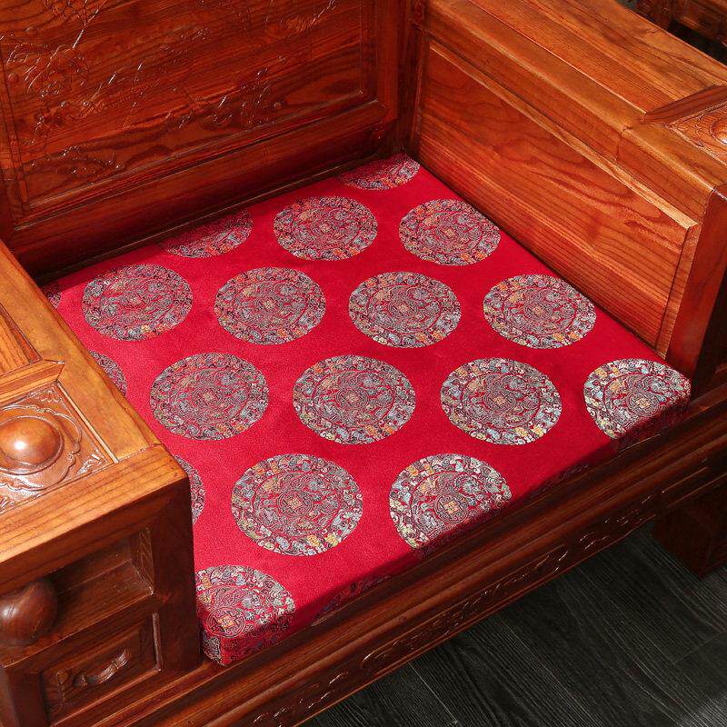 乳胶实木椅子坐垫中式红木沙发垫可定制太师椅圈椅座垫防滑可拆洗