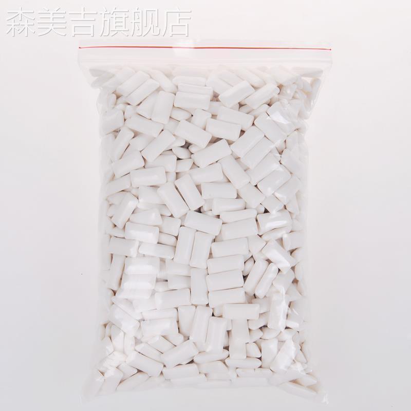 散装添加木糖醇口香糖非戒烟糖果泡泡糖薄荷味250克/500克袋装