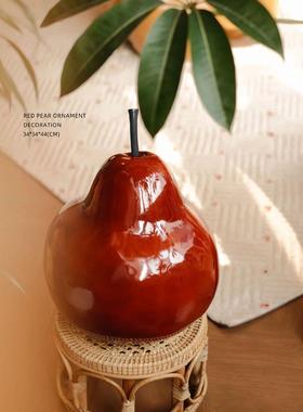 我岛家好运大梨a的bi-SaWb风格i雕塑客厅入FLK口桌面装饰装饰品工