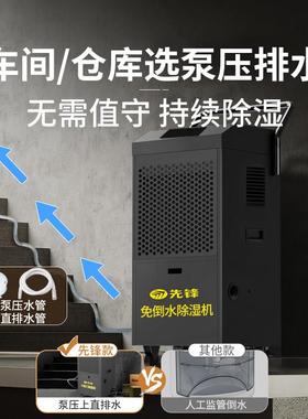 工业湿机抽上吸排水大功率湿器仓库CFS168B-车间除除湿器地下车库