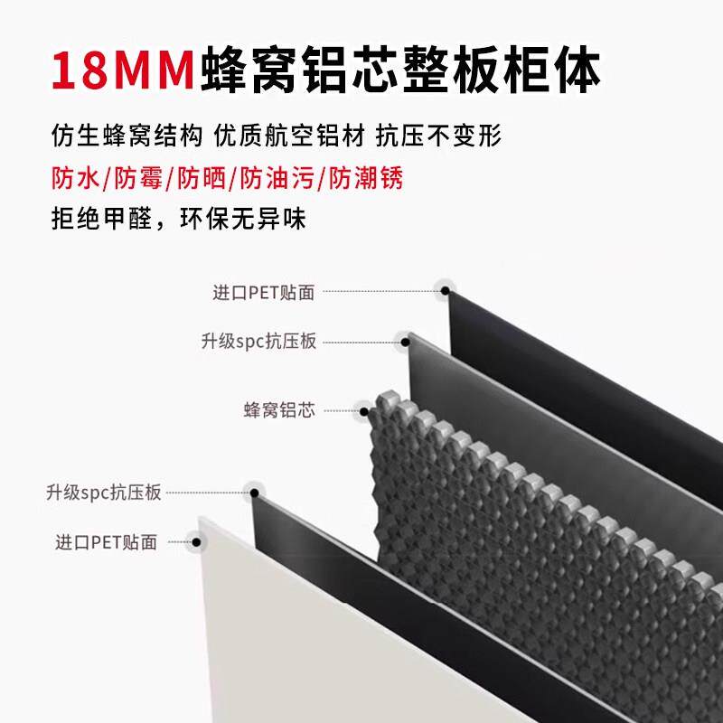 0806墙窝铝餐边柜客厅靠轻奢双面隔断柜蜂置关物柜简约家用收纳柜