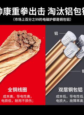 帅康纯白色一大电磁炉电陶DCDR-WU3炉嵌入式双5灶家用300W功率电