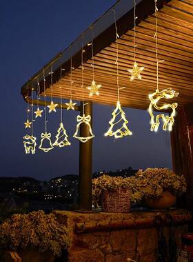 太串阳能星灯户外花园灯家庭48689阳花园布局装饰灯台台露圣诞气