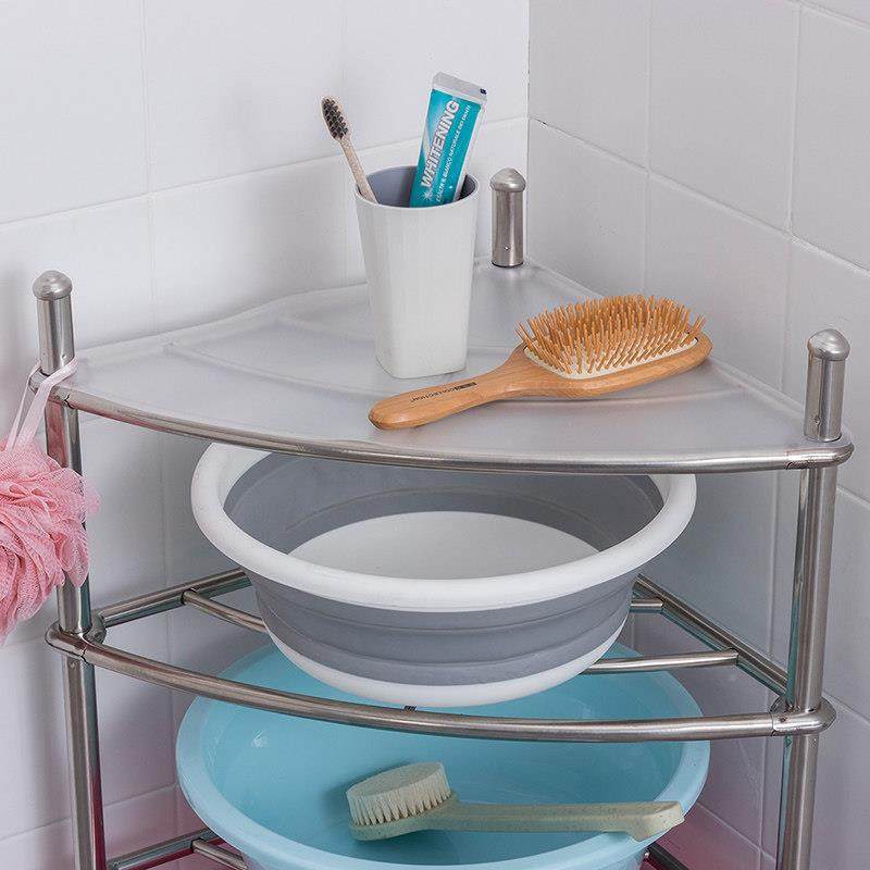 室包邮欧润纳无品牌/哲 收物架 不锈钢浴置物架卫生间置架四层脸