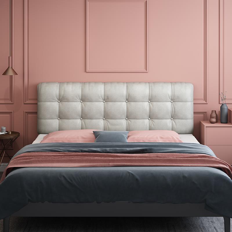 床头靠垫018KJB软包床头板双大靠背床头罩奢人床靠靠轻背科技布免