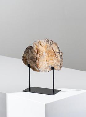 高端艺木CQO术覆品天然化石古壁龛日本禅宗中世酒纪店餐具装饰