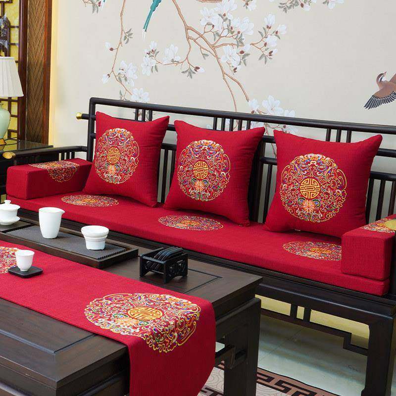 红木沙发坐沙垫实木海沙发垫家具椅发子坐垫高档中式绵垫防滑千禧