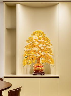 中式新居新宅乔迁业工MNE招财树手发财开树成品厅送礼客精装大摆