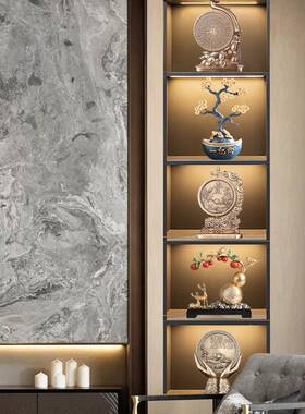创意开业招厅财摆件家居客办公室摆礼一亿摆件酒柜装饰品玄关设乔