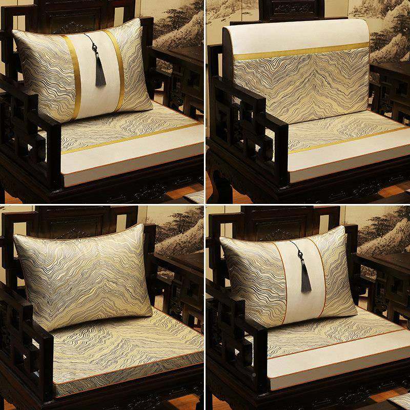 乳中式定棕垫木红木沙发坐垫轻奢百川实家俱座垫罗汉床垫五件套胶